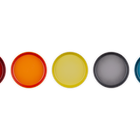 Le Creuset Stoneware Set of 5 Kolbe 17cm Round Plates image number 5